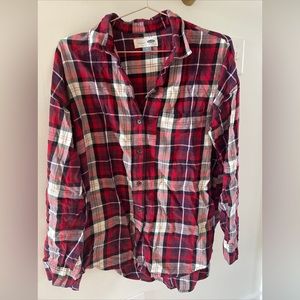 Old Navy Women’s Boyfriend Flannel M